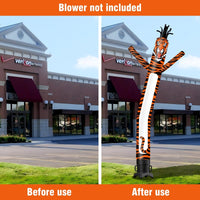 6 10 15 20FT Tall Tiger Waving Inflatable Tube Man(Blower Not Included) - goodeny