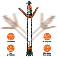 6 10 15 20FT Tall Tiger Waving Inflatable Tube Man(Blower Not Included) - goodeny