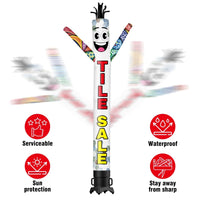 6 10 15 20FT Tall Tile Sale Waving Inflatable Tube Man(Blower Not Included) - goodeny