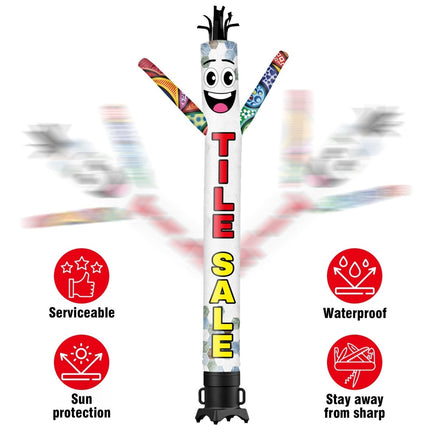 6 10 15 20FT Tall Tile Sale Waving Inflatable Tube Man(Blower Not Included) - goodeny
