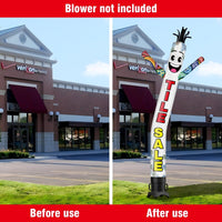 6 10 15 20FT Tall Tile Sale Waving Inflatable Tube Man(Blower Not Included) - goodeny