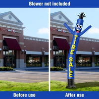 6 10 15 20FT Tall Tire Sale Waving Inflatable Tube Man(Blower Not Included) - goodeny
