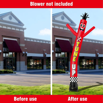 6 10 15 20FT Tall Tune Up Waving Inflatable Tube Man(Blower Not Included) - goodeny