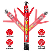 6 10 15 20FT Tall Tune Up Waving Inflatable Tube Man(Blower Not Included) - goodeny