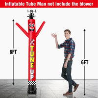 6 10 15 20FT Tall Tune Up Waving Inflatable Tube Man(Blower Not Included) - goodeny