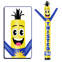 6 10 15 20FT Tall Twisted Tea Waving Inflatable Tube Man(Blower Not Included) - goodeny
