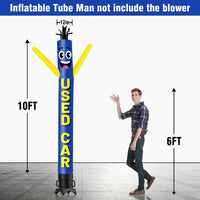 6 10 15 20FT Tall Used Car Waving Inflatable Tube Man(Blower Not Included) - goodeny