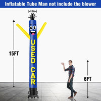 6 10 15 20FT Tall Used Car Waving Inflatable Tube Man(Blower Not Included) - goodeny