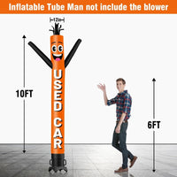 6 10 15 20FT Tall Used Car Waving Inflatable Tube Man(Blower Not Included) - goodeny