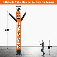 6 10 15 20FT Tall Used Car Waving Inflatable Tube Man(Blower Not Included) - goodeny