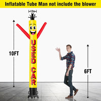 6 10 15 20FT Tall Used Car Waving Inflatable Tube Man(Blower Not Included) - goodeny