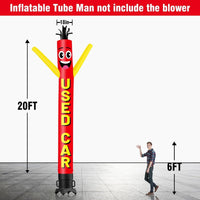 6 10 15 20FT Tall Used Car Waving Inflatable Tube Man(Blower Not Included) - goodeny