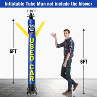 6 10 15 20FT Tall Used Car Waving Inflatable Tube Man(Blower Not Included) - goodeny