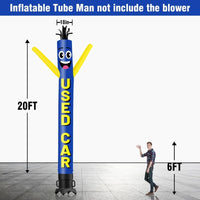 6 10 15 20FT Tall Used Car Waving Inflatable Tube Man(Blower Not Included) - goodeny