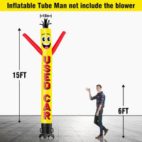 6 10 15 20FT Tall Used Car Waving Inflatable Tube Man(Blower Not Included) - goodeny