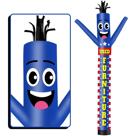 6 10 15 20FT Tall Used Furniture Waving Inflatable Tube Man(Blower Not Included) - goodeny