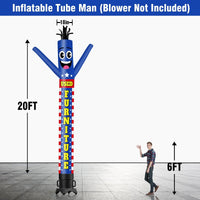 6 10 15 20FT Tall Used Furniture Waving Inflatable Tube Man(Blower Not Included) - goodeny