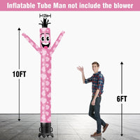 6 10 15 20FT Tall Valentine's Day Waving Inflatable Tube Man(Blower Not Included) - goodeny