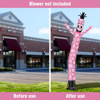 6 10 15 20FT Tall Valentine's Day Waving Inflatable Tube Man(Blower Not Included) - goodeny