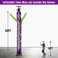 6 10 15 20FT Tall Vape Shop Waving Inflatable Tube Man(Blower Not Included) - goodeny