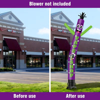 6 10 15 20FT Tall Vape Shop Waving Inflatable Tube Man(Blower Not Included) - goodeny
