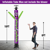 6 10 15 20FT Tall Vape Shop Waving Inflatable Tube Man(Blower Not Included) - goodeny