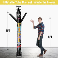 6 10 15 20FT Tall Vape Smoke Shop Waving Inflatable Tube Man(Blower Not Included) - goodeny