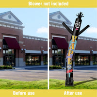 6 10 15 20FT Tall Vape Smoke Shop Waving Inflatable Tube Man(Blower Not Included) - goodeny