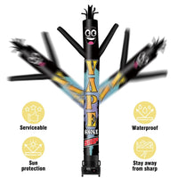 6 10 15 20FT Tall Vape Smoke Shop Waving Inflatable Tube Man(Blower Not Included) - goodeny