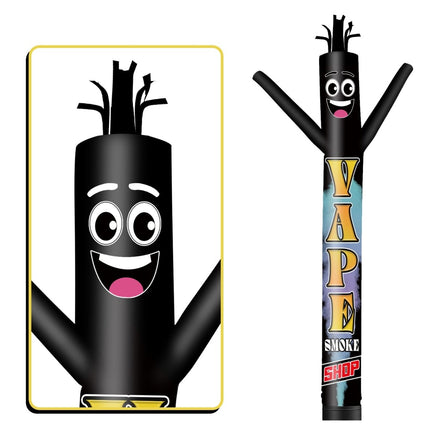 6 10 15 20FT Tall Vape Smoke Shop Waving Inflatable Tube Man(Blower Not Included) - goodeny