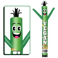 6 10 15 20FT Tall Vegan Food Waving Inflatable Tube Man(Blower Not Included) - goodeny