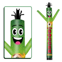 6 10 15 20FT Tall Watch Soccer Here Waving Inflatable Tube Man(Blower Not Included) - goodeny