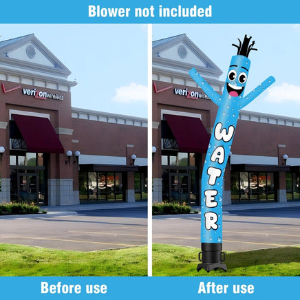 6 10 15 20FT Tall Water Waving Inflatable Tube Man(Blower Not Included) - goodeny