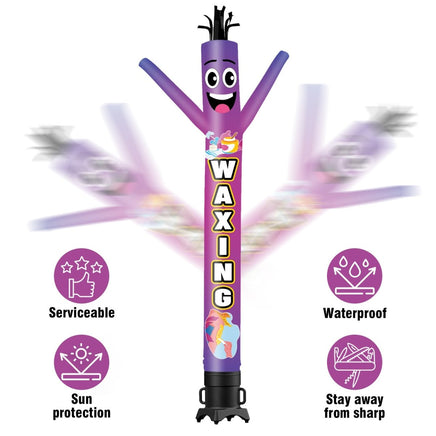 6 10 15 20FT Tall Waxing Waving Inflatable Tube Man(Blower Not Included) - goodeny