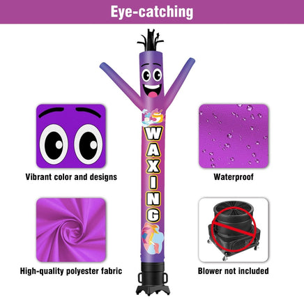 6 10 15 20FT Tall Waxing Waving Inflatable Tube Man(Blower Not Included) - goodeny