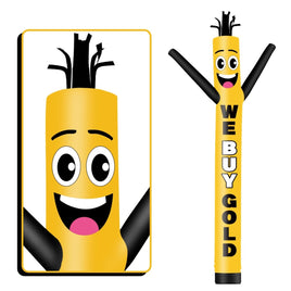 6 10 15 20FT Tall We Buy Gold Waving Inflatable Tube Man(Blower Not Included) - goodeny