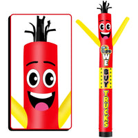 6 10 15 20FT Tall We Buy Trucks Waving Inflatable Tube Man(Blower Not Included) - goodeny