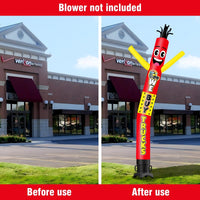 6 10 15 20FT Tall We Buy Trucks Waving Inflatable Tube Man(Blower Not Included) - goodeny