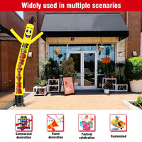 6 10 15 20FT Tall We Deliver Waving Inflatable Tube Man(Blower Not Included) - goodeny