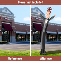 6 10 15 20FT Tall Wedding Bridegroom Waving Inflatable Tube Man(Blower Not Included) - goodeny