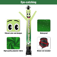 6 10 15 20FT Tall Where Fans Unite Waving Inflatable Tube Man(Blower Not Included) - goodeny