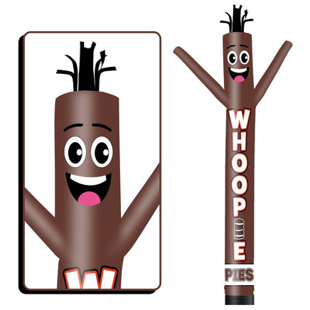 6 10 15 20FT Tall Whoopie Pies Waving Inflatable Tube Man(Blower Not Included) - goodeny