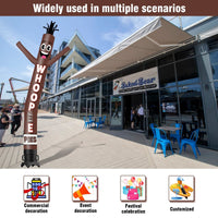 6 10 15 20FT Tall Whoopie Pies Waving Inflatable Tube Man(Blower Not Included) - goodeny