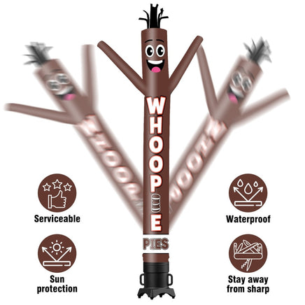 6 10 15 20FT Tall Whoopie Pies Waving Inflatable Tube Man(Blower Not Included) - goodeny
