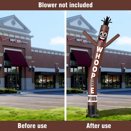 6 10 15 20FT Tall Whoopie Pies Waving Inflatable Tube Man(Blower Not Included) - goodeny