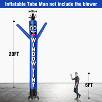 6 10 15 20FT Tall Window Tint Waving Inflatable Tube Man(Blower Not Included) - goodeny