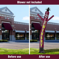 6 10 15 20FT Tall Winery Waving Inflatable Tube Man(Blower Not Included) - goodeny