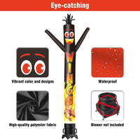 6 10 15 20FT Tall Wings Waving Inflatable Tube Man(Blower Not Included) - goodeny