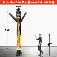 6 10 15 20FT Tall Wings Waving Inflatable Tube Man(Blower Not Included) - goodeny