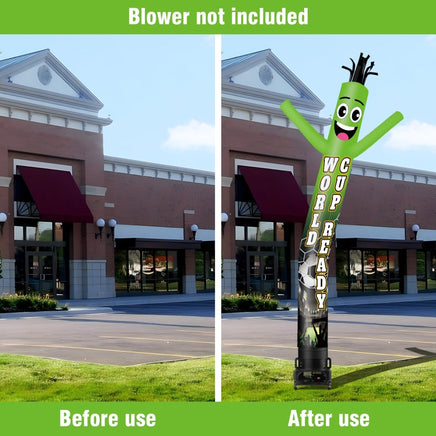 6 10 15 20FT Tall World Cup Ready Waving Inflatable Tube Man(Blower Not Included) - goodeny